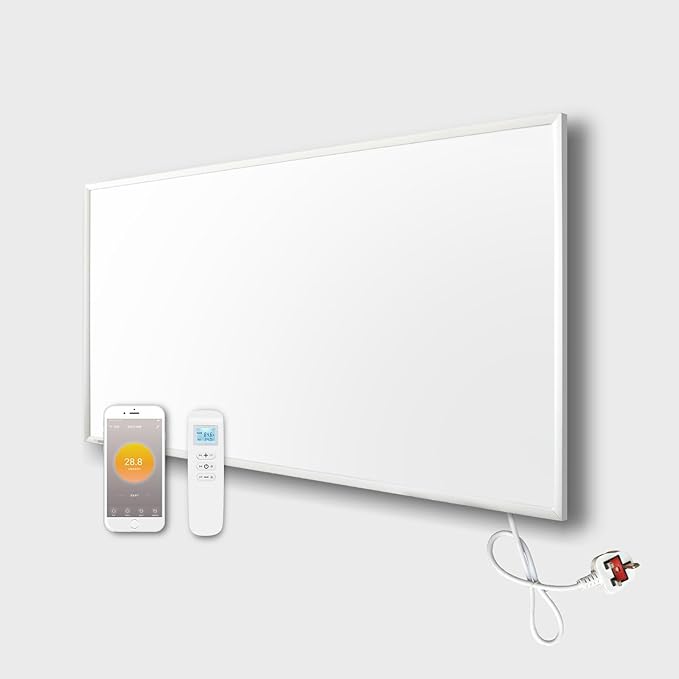 900w infrared panel with built in thermostat and wifi control