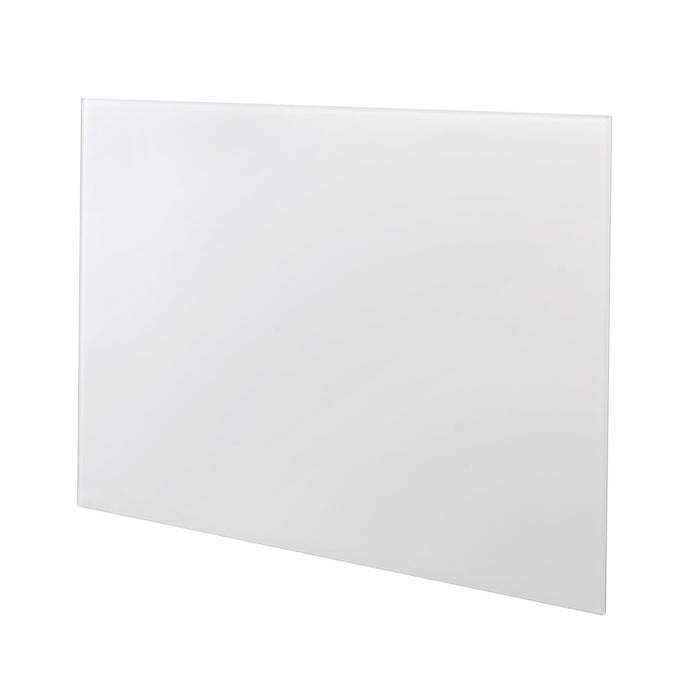 Infrared Heating Panel (1200 × 600) | Rectangular Glass | Series White | 700w - Infrared Heating Supplies - 1