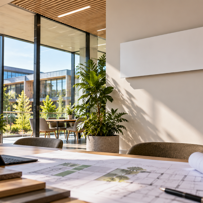 Sustainable building design with infrared heating for EPC BREEAM and LEED projects
