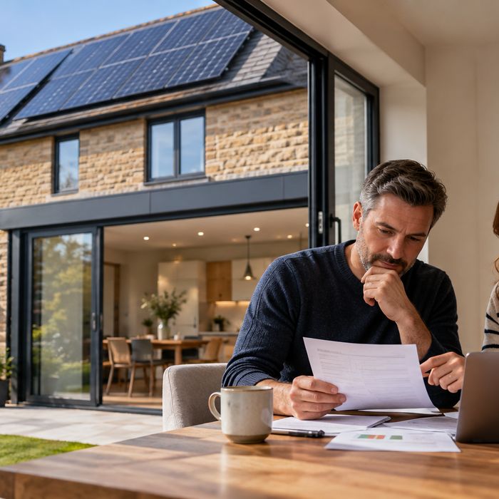 UK homeowners researching government grants for heating and energy-efficient home upgrades