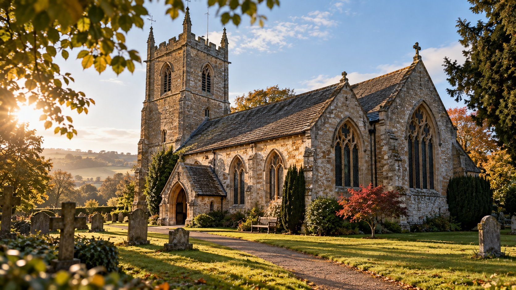 Historic UK church representing sustainable infrared heating for places of worship