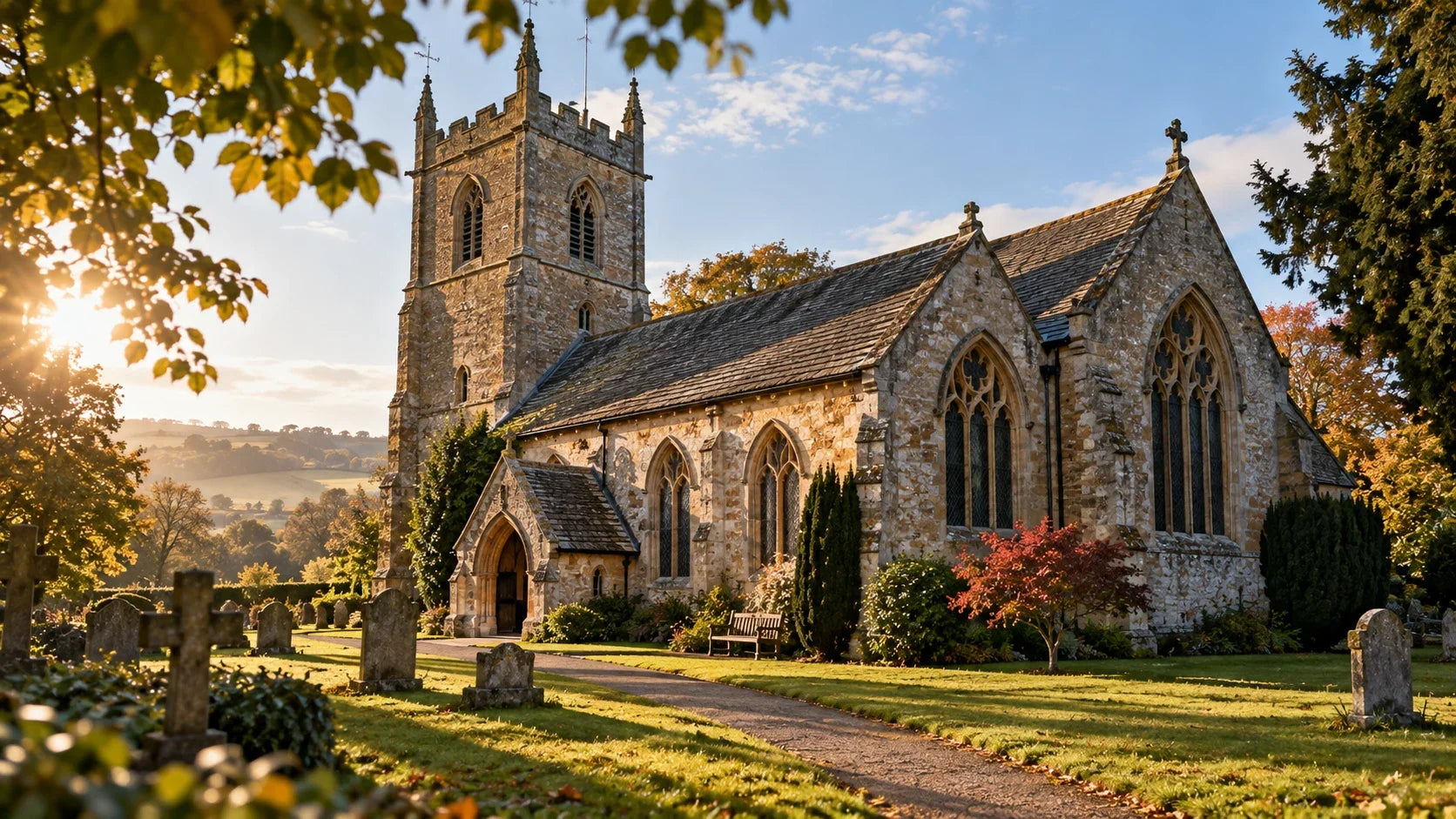 Historic UK church representing sustainable infrared heating for places of worship
