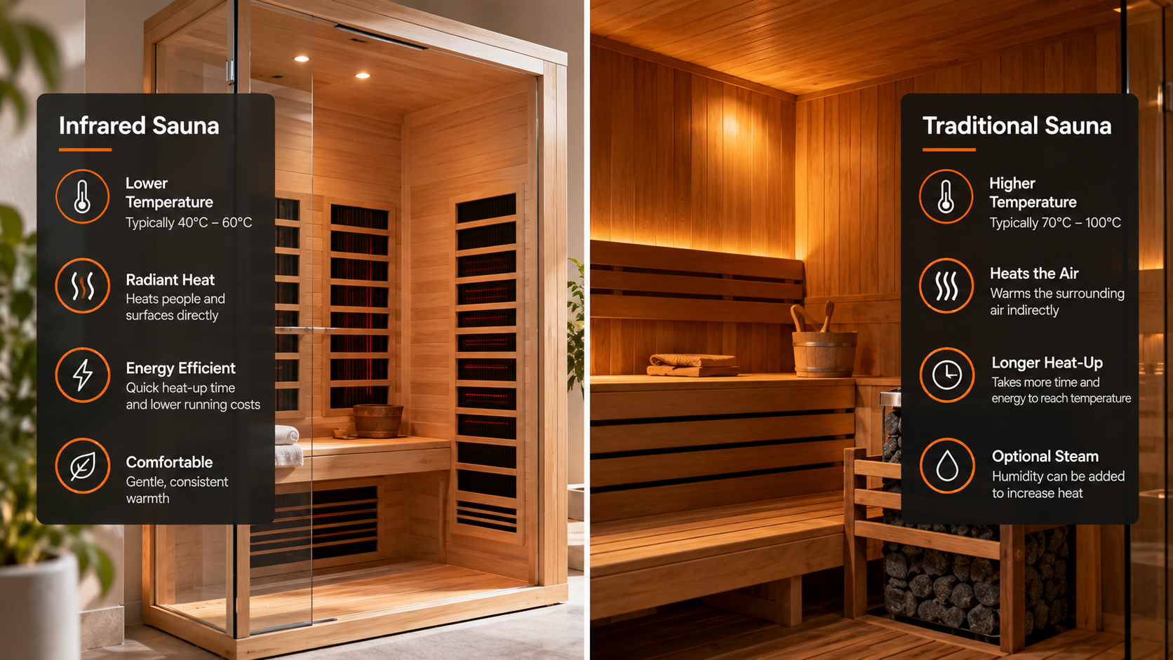 Infrared Sauna vs Traditional Sauna: What's the Difference?