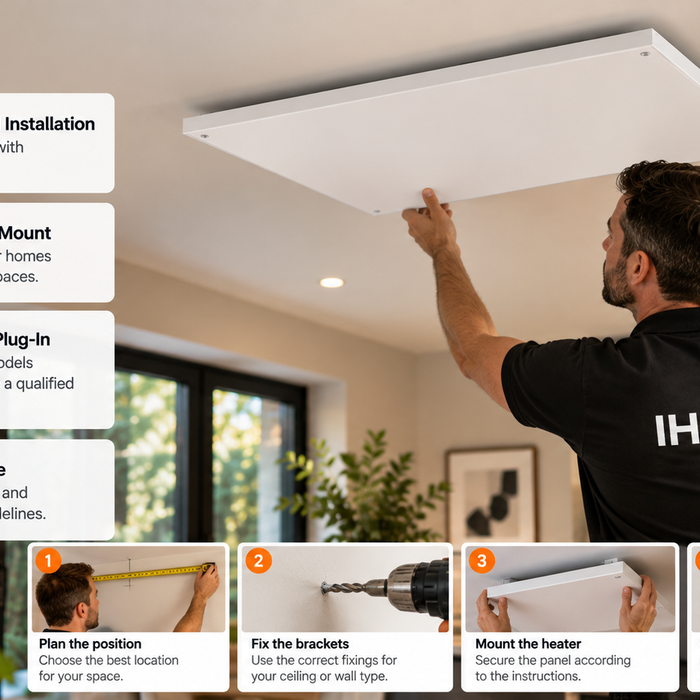 Infrared Heater Installation Guide: Wall, Ceiling & Portable Heaters