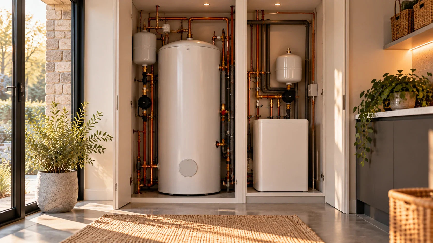 home with sunamp thermino or hot water cylinder install