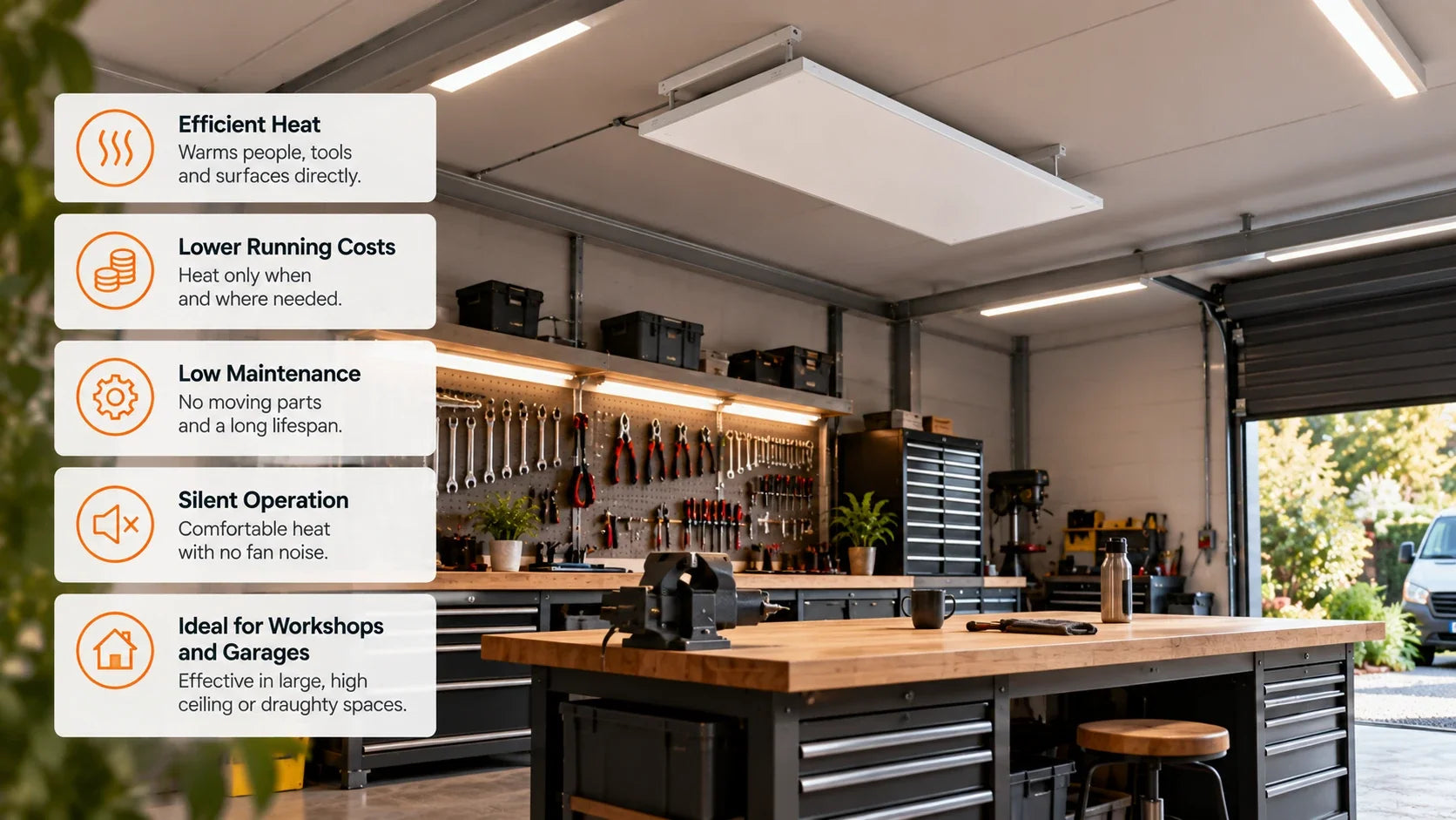 Best Infrared Workshop Heaters: Heating Garages & Workshops