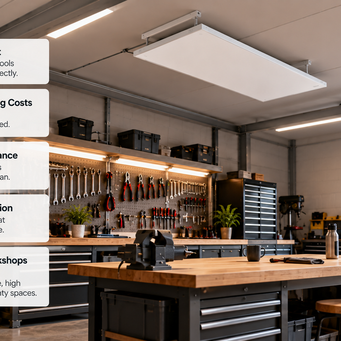 Best Infrared Workshop Heaters: Heating Garages & Workshops