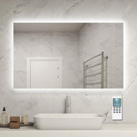 Infrared Heating Panel (1000 x 600) | 580w | Mirror Heater with LED Light |  Built in Thermostat- Remote Control