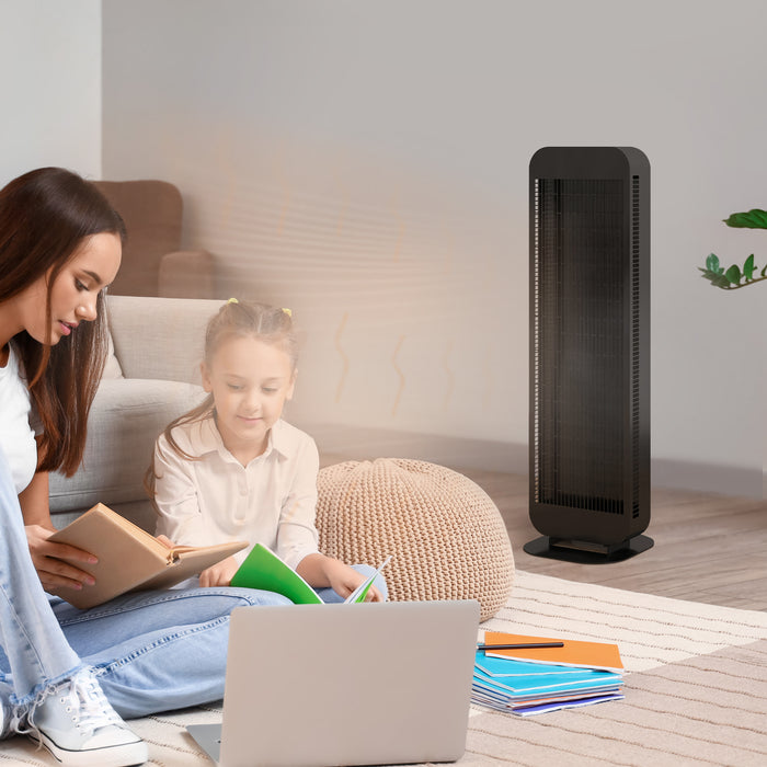 Freestanding Infrared Heater - 1400w | Black