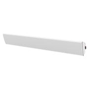 White rectangular bar heater on a white background
