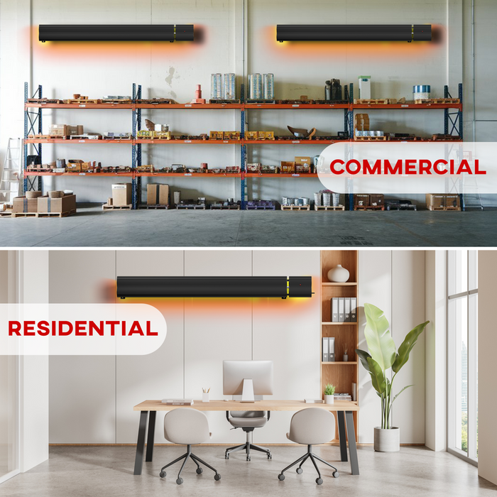 6ft Infrared Bar Heater | No Remote | 3000w