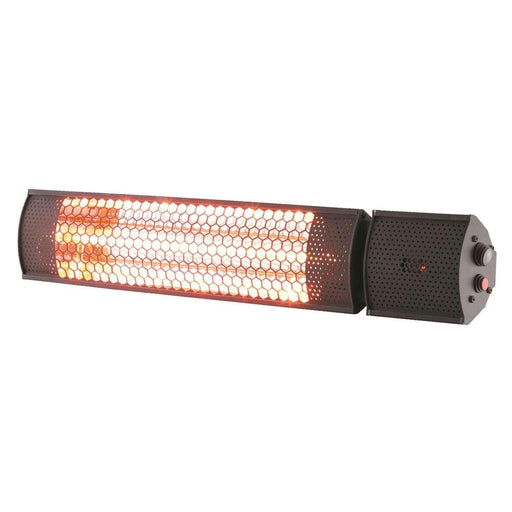 Wall Mounted Electric Patio Heater - 2kW with Remote Control & Free Removeable Tripod - Infrared Heating Supplies - 3 