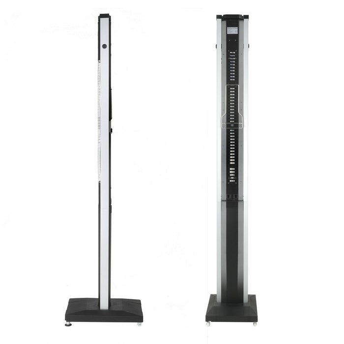 Freestanding Electric Patio Heater - 1.8kW with 5 Heat Settings Remote and Light - Infrared Heating Supplies - 5 