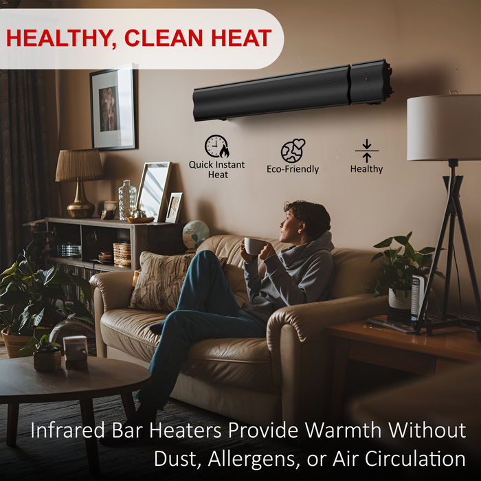 5ft Infrared Bar Heater | No Remote | 2400w