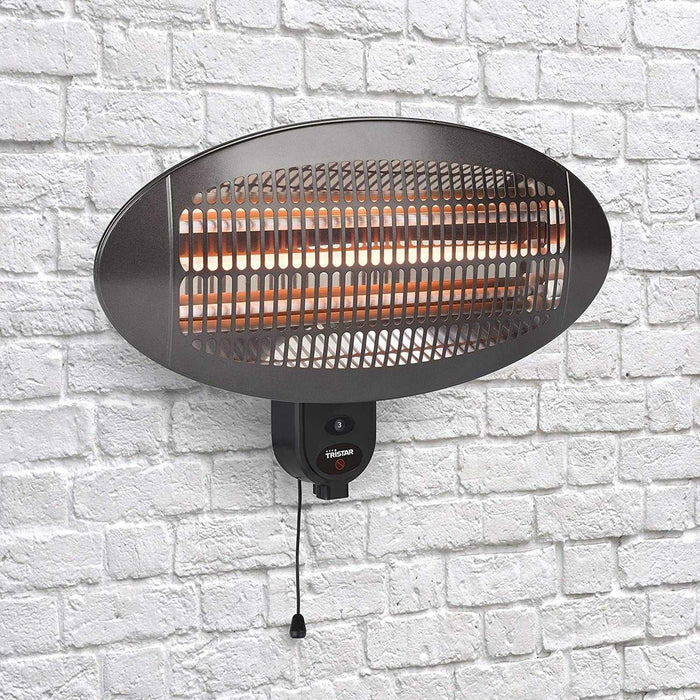 Wall Mounted Electric Patio Heater - 2kW with 3 Heat Settings - Infrared Heating Supplies - 3 