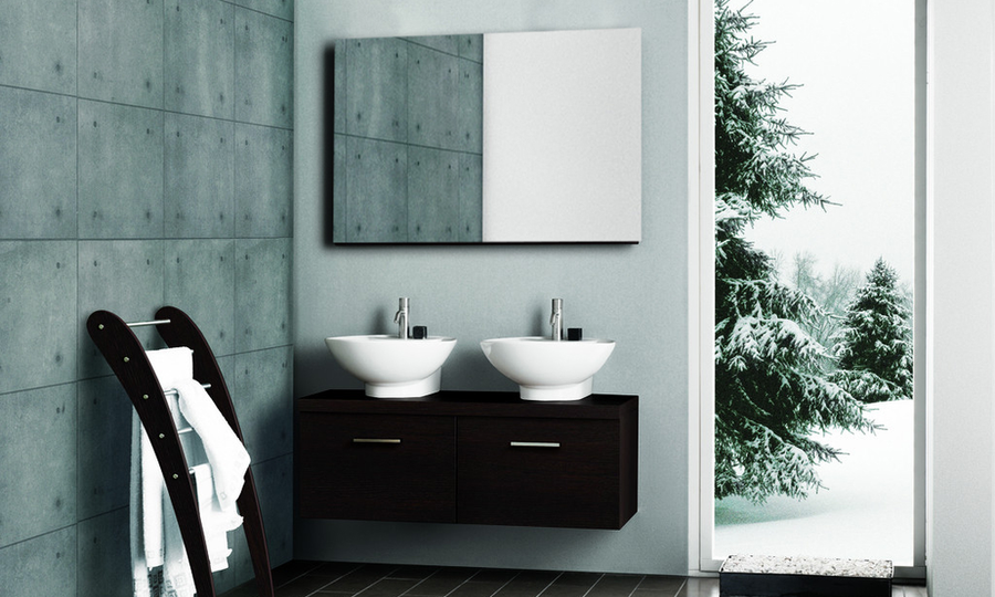 Mirror Infrared Panels installed in an interior