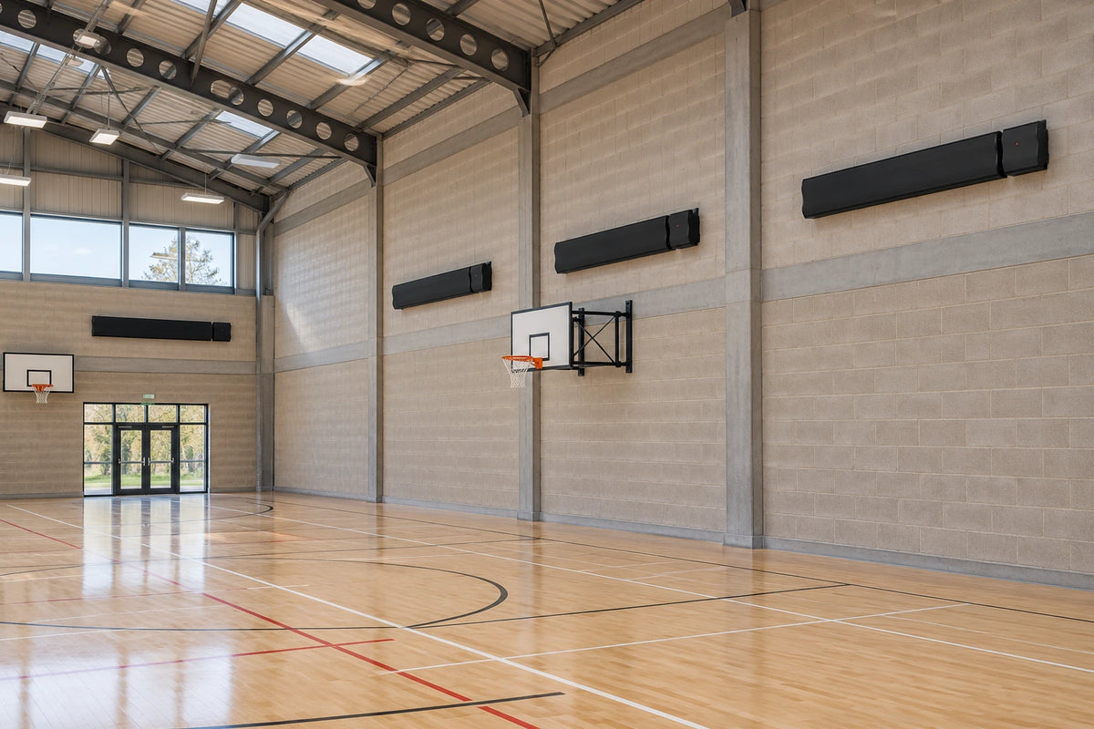 Chauffage infrarouge pour les salles de sport et les centres de loisirs infrared heating