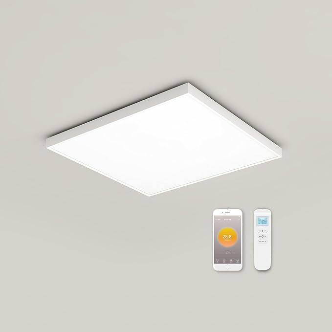 400w ceiling infrared heating panel with built in thermostat and wifi control