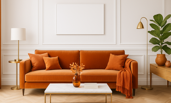 Infrared heating panel installed in a real interior setting